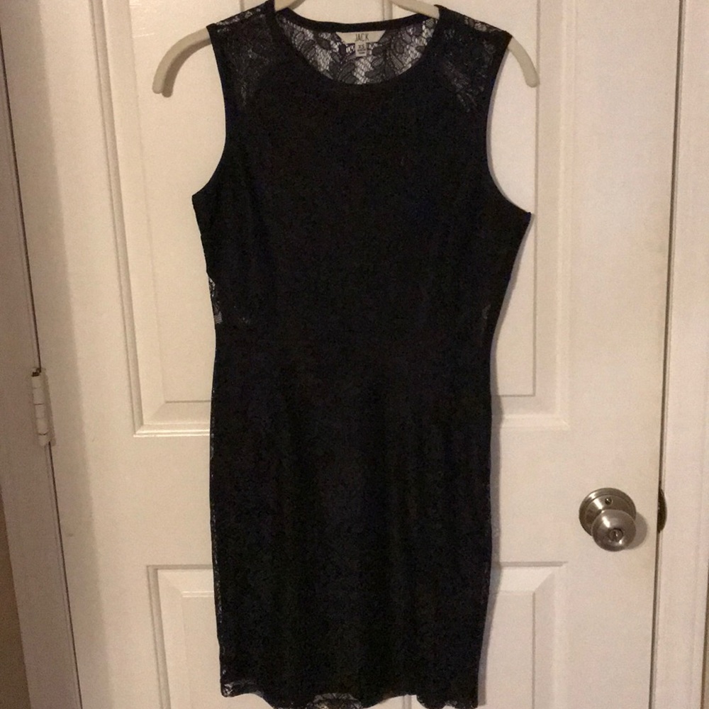 JACK black lace cut out dress